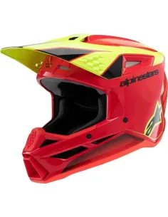 CASCO ALPINESTARS SM3 FRAY ROJO NEGRO AMARILLO