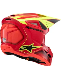 CASCO ALPINESTARS SM3 FRAY ROJO NEGRO AMARILLO 2