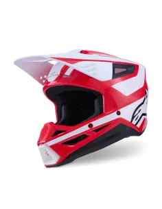 CASCO ALPINESTARS SM3 HEAT NEGRO ROJO BLANCO