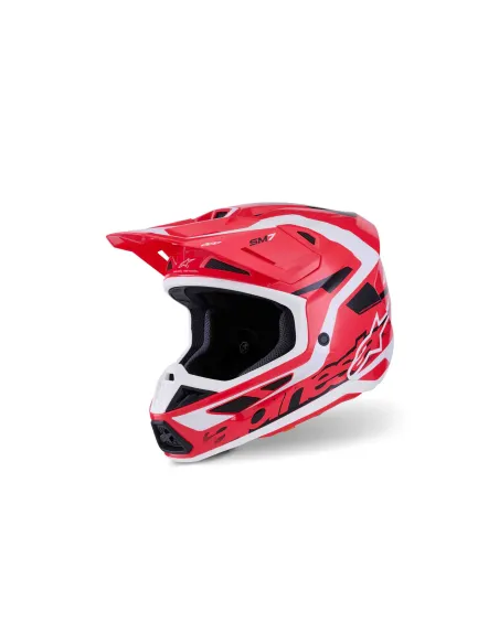 CASCO ALPINESTARS SM7 DEED ROJO NEGRO BLANCO