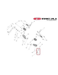 PEDAL DE CAMBIO RIEJU AVENTURA 307 RALLY