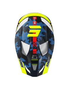 CASCO SHOT FURIOUS FLASH BLUE NEON YELLOW GLOSSY 2