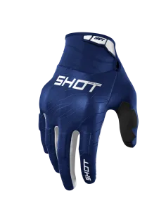 GUANTES SHOT DRIFT ONIX AZULES