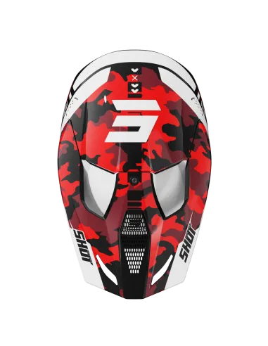 CASCO SHOT FURIOUS FLASH BLUE NEON YELLOW GLOSSY