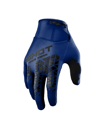 GUANTES SHOT VISION TECH AZUL