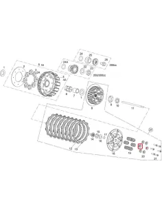 CASQUILLO MUELLE EMBRAGUE GAS GAS EC-2018 RIEJU MR 250/300