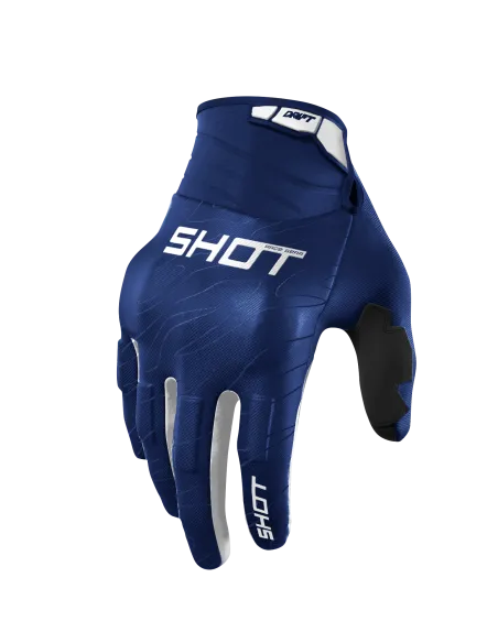 GUANTES SHOT DRIFT ONIX AZULES