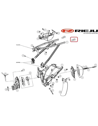 TAPON SUBCHASIS RIEJU MR 300i 2026