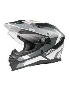 CASCO ONEAL D-SRS NOMAD NEGRO BLANCO GRIS