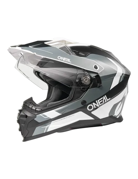 CASCO ONEAL D-SRS NOMAD NEGRO BLANCO GRIS