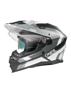 CASCO ONEAL D-SRS NOMAD NEGRO BLANCO GRIS 2