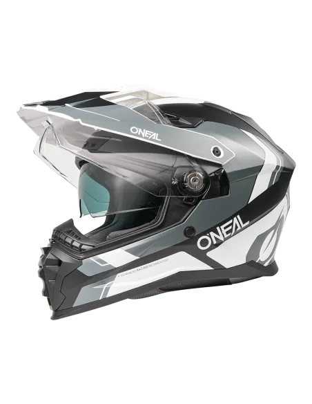 CASCO ONEAL D-SRS NOMAD NEGRO BLANCO GRIS