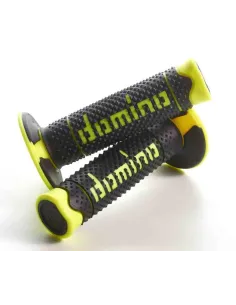PUÑOS DOMINO BICOLOR DSH DOBLE COMPUESTO NEGRO AMARILLO