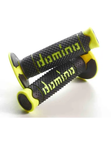 PUÑOS DOMINO BICOLOR DSH DOBLE COMPUESTO NEGRO AMARILLO