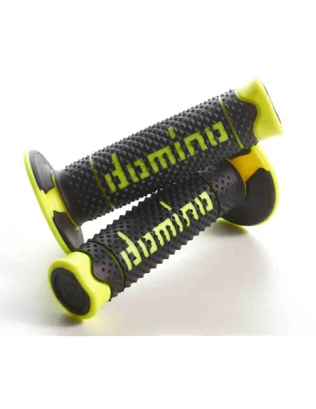 PUÑOS DOMINO BICOLOR DSH DOBLE COMPUESTO NEGRO AMARILLO