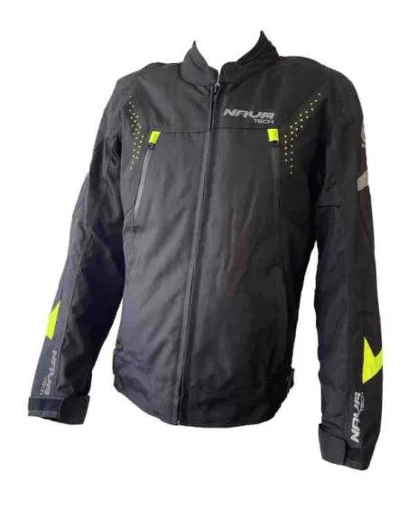 CAZADORA NAVA PEGASO NEGRA AMARILLO FLUOR