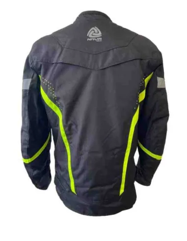 CAZADORA NAVA PEGASO NEGRA AMARILLO FLUOR