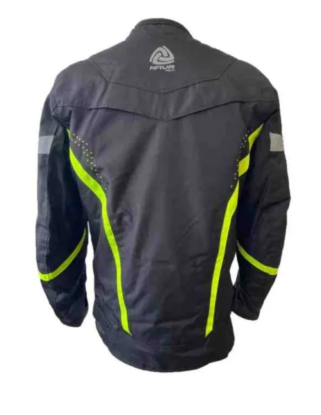 CAZADORA NAVA PEGASO NEGRA AMARILLO FLUOR