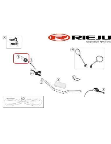 MANDO DE GAS RIEJU MR 300i