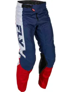 PANTALON FLY RACING KINETIC ROJO BLANCO AZUL