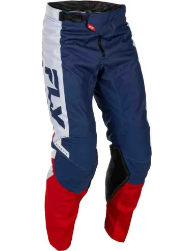 PANTALON FLY RACING KINETIC ROJO BLANCO AZUL