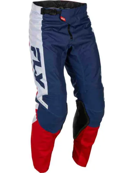 PANTALON FLY RACING KINETIC ROJO BLANCO AZUL