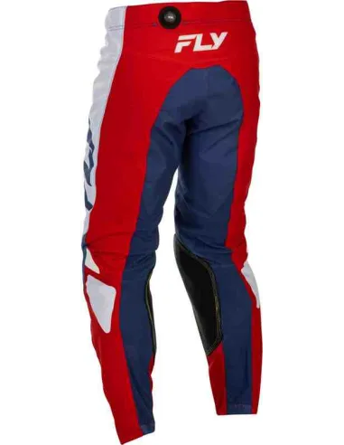 PANTALON FLY RACING KINETIC ROJO BLANCO AZUL