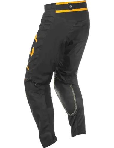 PANTALON FLY RACING KINETIC CENTER NEGRO ORO