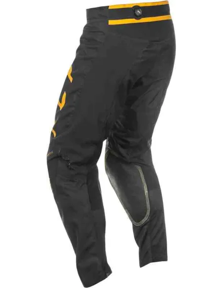 PANTALON FLY RACING KINETIC CENTER NEGRO ORO
