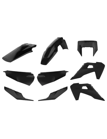 KIT PLASTICOS POLISPORT HUSQVARNA TE/FE 20-23 NEGRO