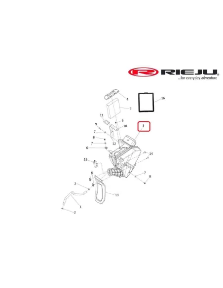 CAJA FILTRO AIRE RIEJU AVENTURA RALLY 307