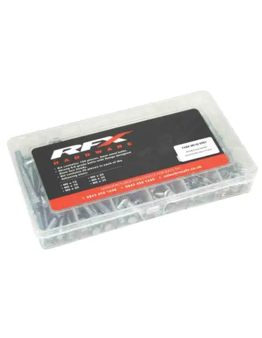 KIT TORNILLOS RFX M6 CON BRIDA - 150 UNIDADES