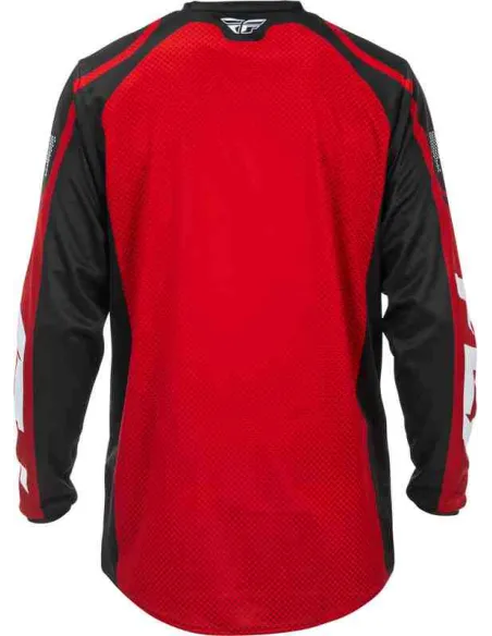 CAMISETA FLY RACING F-16 ROJO NEGRO BLANCO