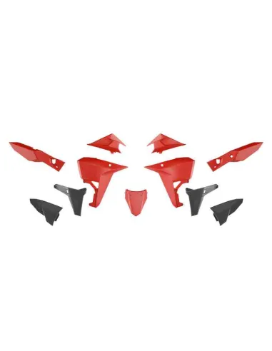 KIT PLASTICOS RACETECH KOVE 800X PRO/RALLY 24-26 REVOLUTION ROJOS