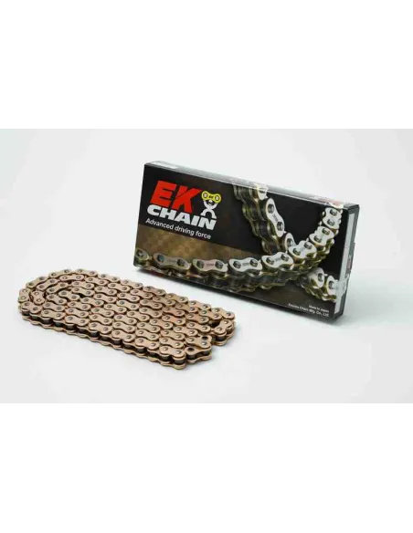 CADENA EK 520RRS NX-RING 120 PASOS ORO - ESLABON CLIP