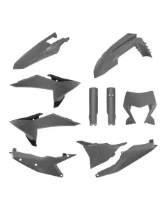 KIT PLASTICOS POLISPORT KTM EXC/EXC-F 2026 GRIS