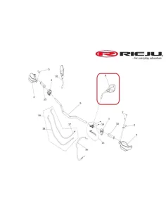 ESPEJO RETROVISOR LH RIEJU AVENTURA RALLY 307