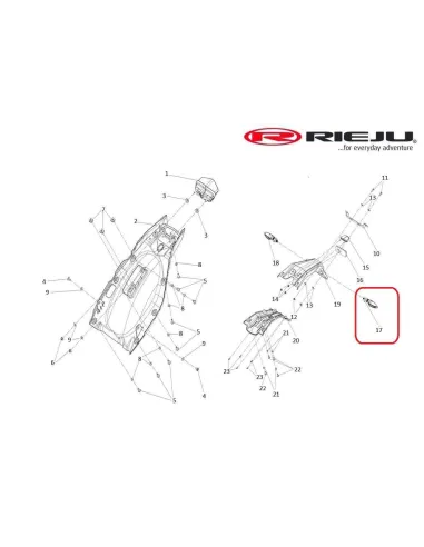 INTERMITENTE TRASERO LH RIEJU AVENTURA RALLY 307