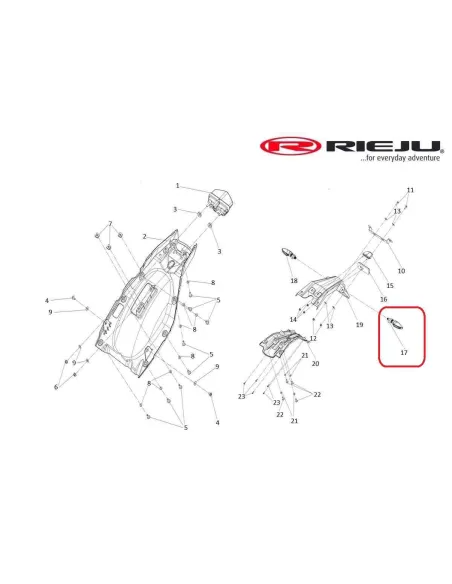 INTERMITENTE TRASERO LH RIEJU AVENTURA RALLY 307