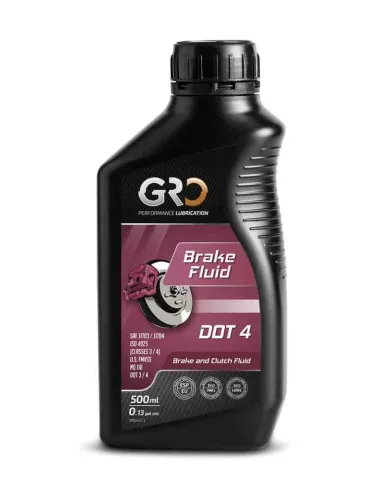 LIQUIDO DE FRENOS GRO DOT 4 - 500ML