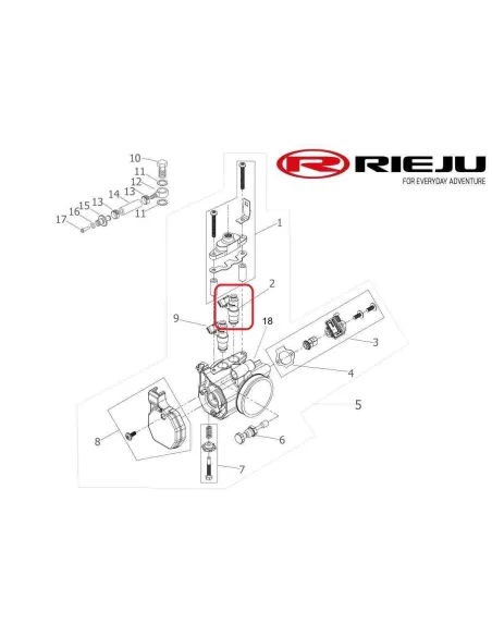 INYECTOR BOSH 028015843A RIEJU MR 300i
