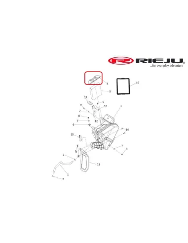 TAPA FILTRO AIRE RIEJU AVENTURA RALLY 307