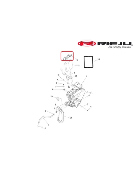 TAPA FILTRO AIRE RIEJU AVENTURA RALLY 307