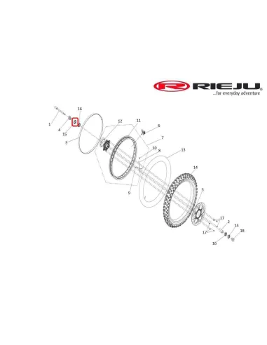 RETEN RUEDA RIEJU AVENTURA RALLY 307