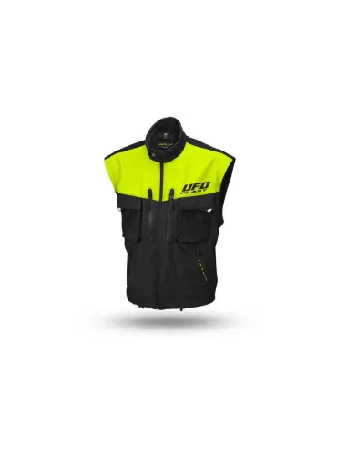 CHAQUETA UFO ENDURO TAIGA NEGRA AMARILLO FLUOR