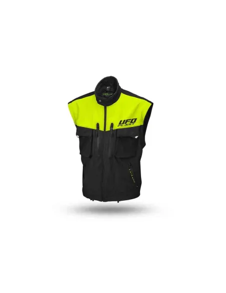 CHAQUETA UFO ENDURO TAIGA NEGRA AMARILLO FLUOR