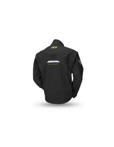 CHAQUETA UFO ENDURO TAIGA NEGRA AMARILLO FLUOR