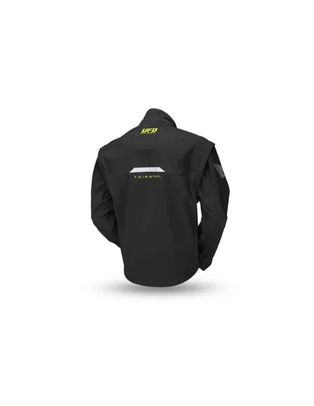CHAQUETA UFO ENDURO TAIGA NEGRA AMARILLO FLUOR
