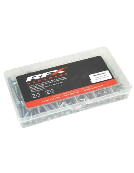 KIT TORNILLOS RFX M6 CON BRIDA - 150 UNIDADES