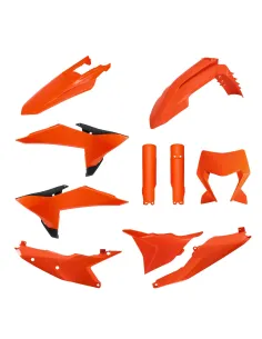 KIT PLASTICOS POLISPORT KTM EXC/EXC-F 2026 NARANJA